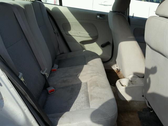 1G1AK55F677103670 - 2007 CHEVROLET COBALT LS SILVER photo 6