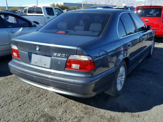 WBADT63401CF01934 - 2001 BMW 530 I AUTO BLUE photo 4