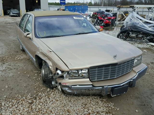 1G6DW52P1TR714889 - 1996 CADILLAC FLEETWOOD GOLD photo 1