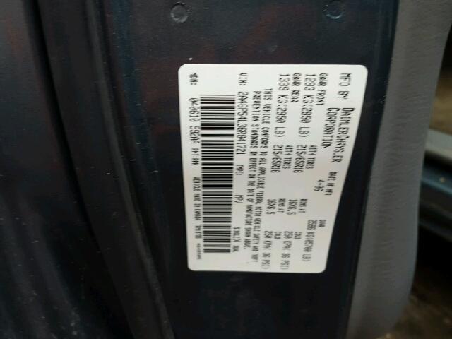 2A4GP54L36R841721 - 2006 CHRYSLER TOWN & COU GREEN photo 10