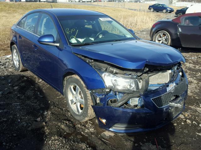 1G1PF5SC1C7154934 - 2012 CHEVROLET CRUZE LT BLUE photo 1