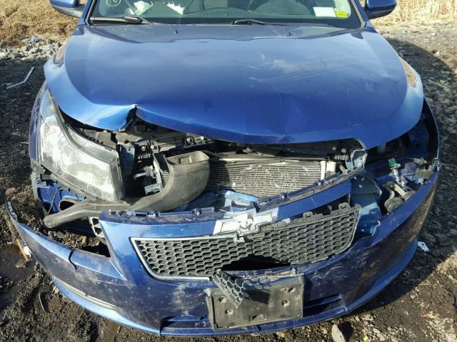 1G1PF5SC1C7154934 - 2012 CHEVROLET CRUZE LT BLUE photo 7