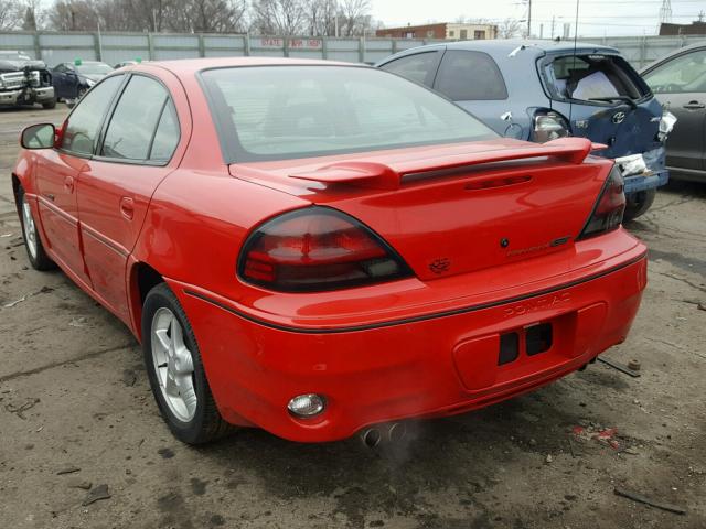 1G2NW52E3XM822339 - 1999 PONTIAC GRAND AM G RED photo 3