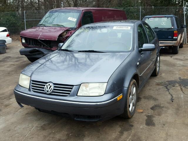 3VWSK69M75M016662 - 2005 VOLKSWAGEN JETTA GLS GRAY photo 2