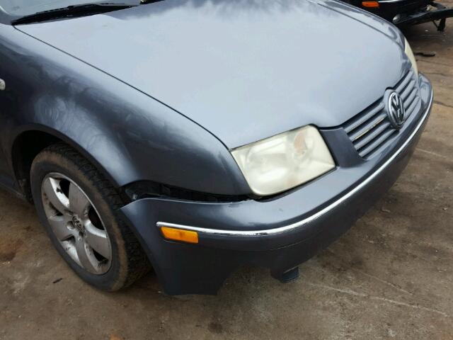 3VWSK69M75M016662 - 2005 VOLKSWAGEN JETTA GLS GRAY photo 9