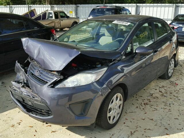 3FADP4AJ9DM203585 - 2013 FORD FIESTA S BLUE photo 2