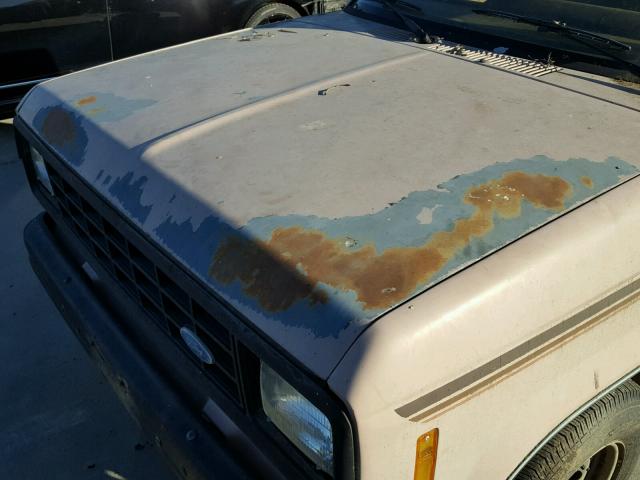 1FTBR10A4HUD35019 - 1987 FORD RANGER CREAM photo 9