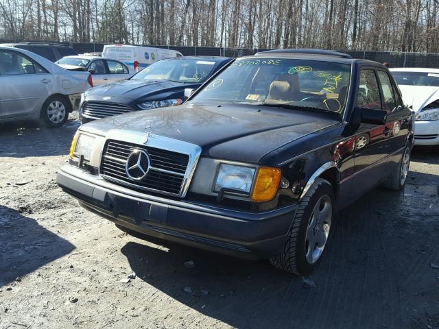 WDBEA34E6NB728653 - 1992 MERCEDES-BENZ 400 E BLACK photo 2