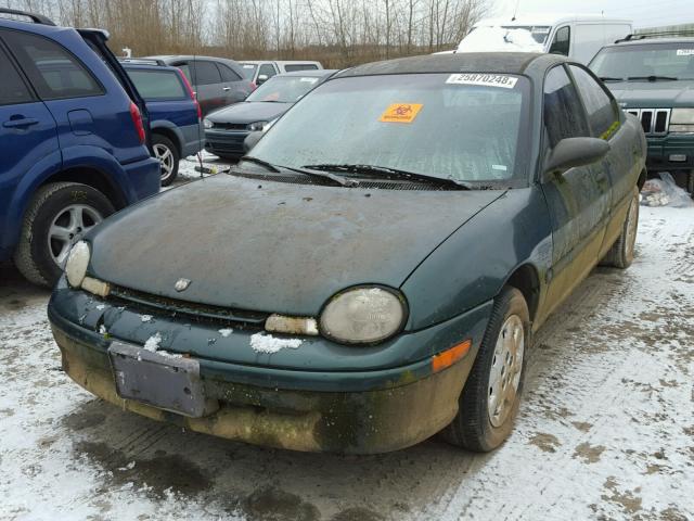 3B3ES47C0XT518941 - 1999 DODGE NEON HIGHL GREEN photo 2