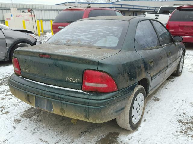 3B3ES47C0XT518941 - 1999 DODGE NEON HIGHL GREEN photo 4