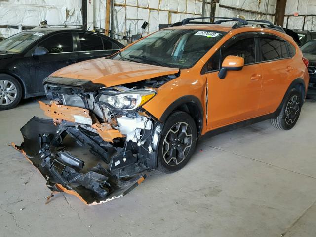 JF2GPACC6D2847333 - 2013 SUBARU XV CROSSTR ORANGE photo 2