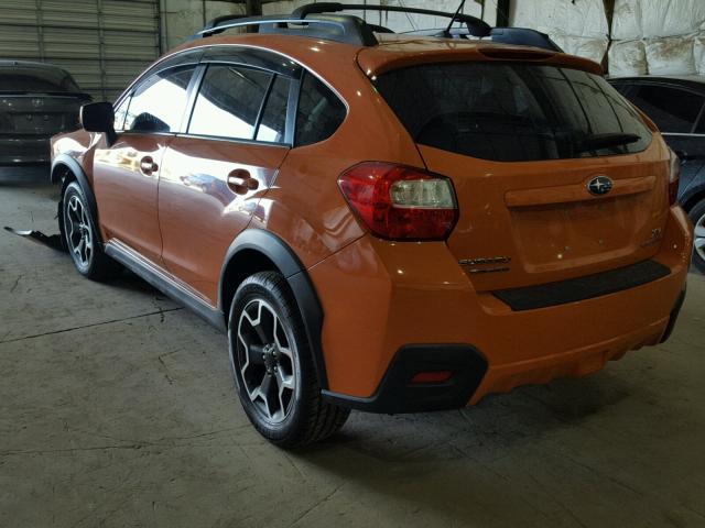 JF2GPACC6D2847333 - 2013 SUBARU XV CROSSTR ORANGE photo 3