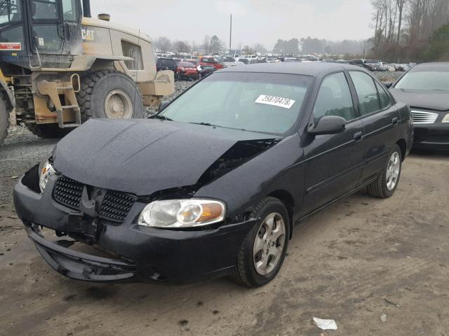 3N1CB51D76L600549 - 2006 NISSAN SENTRA 1.8 BLACK photo 2