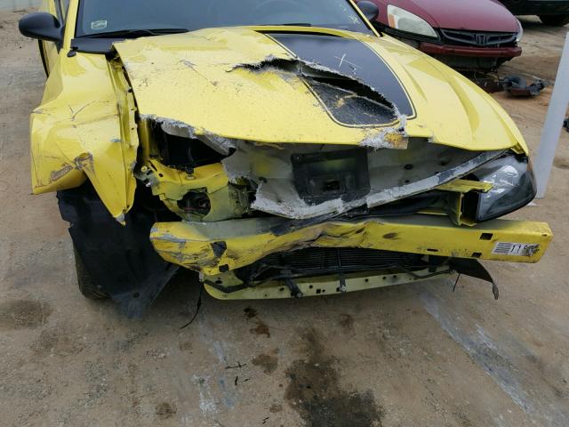 1FAFP42R53F429943 - 2003 FORD MUSTANG MA YELLOW photo 9