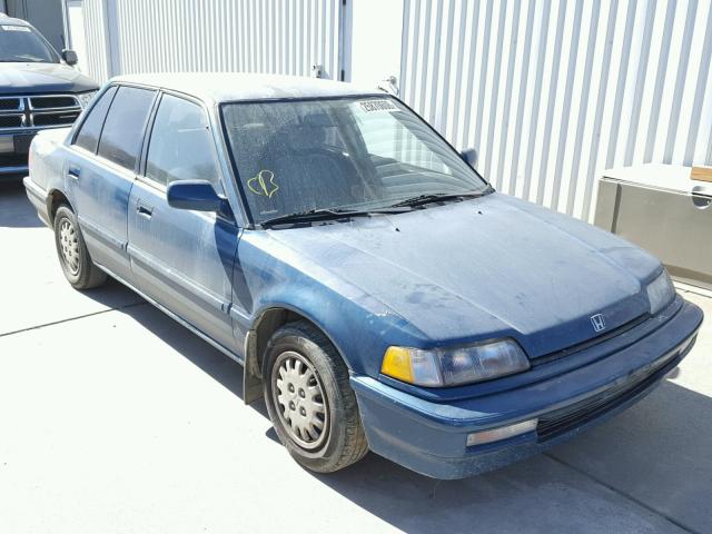 1HGED3657LL018840 - 1990 HONDA CIVIC LX BLUE photo 1