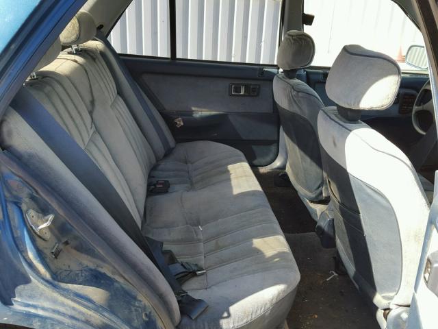 1HGED3657LL018840 - 1990 HONDA CIVIC LX BLUE photo 6