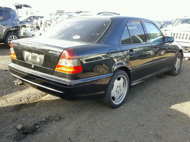 WDBHA33G2XF822962 - 1999 MERCEDES-BENZ C 43 BLACK photo 4