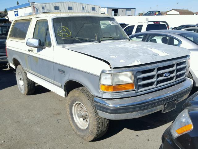 1FMEU15N9PLA72064 - 1993 FORD BRONCO U10 WHITE photo 1