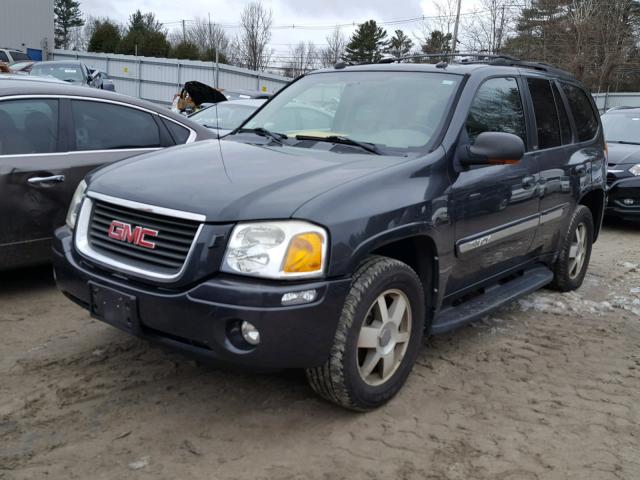 1GKDT13S352192347 - 2005 GMC ENVOY CHARCOAL photo 2