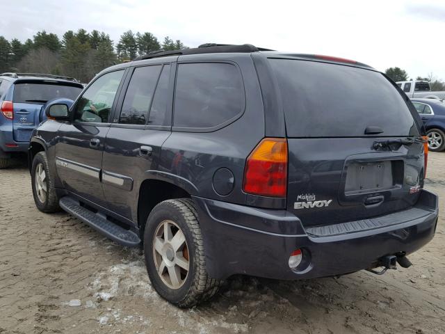 1GKDT13S352192347 - 2005 GMC ENVOY CHARCOAL photo 3