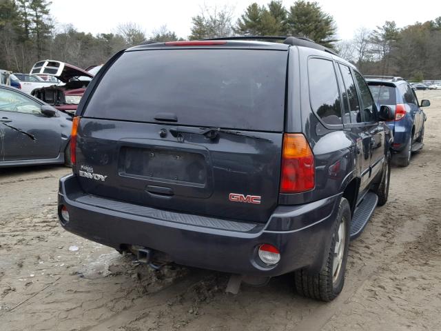 1GKDT13S352192347 - 2005 GMC ENVOY CHARCOAL photo 4