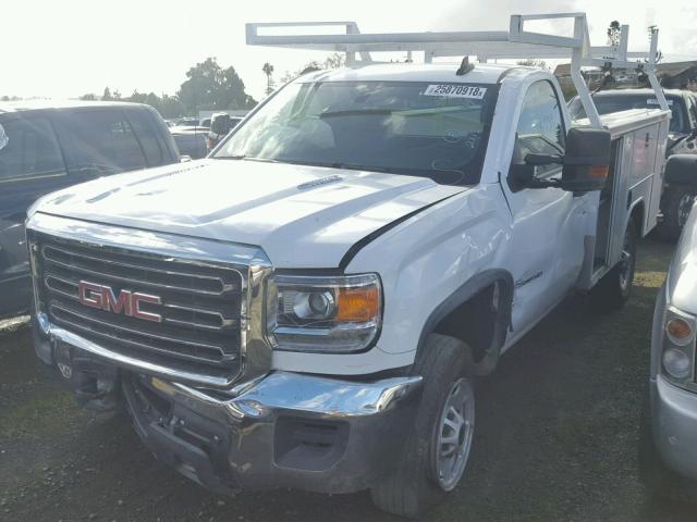 1GD01RE81GZ405883 - 2016 GMC SIERRA C25 WHITE photo 2