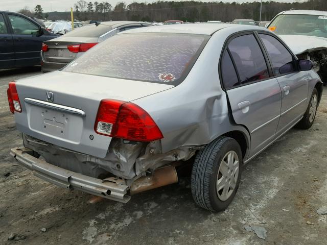 2HGES16503H550535 - 2003 HONDA CIVIC LX SILVER photo 4