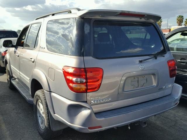 5TDBT48A11S055656 - 2001 TOYOTA SEQUOIA LI TAN photo 3