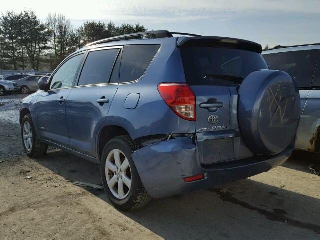 JTMBD31V966011691 - 2006 TOYOTA RAV4 LIMIT BLUE photo 3