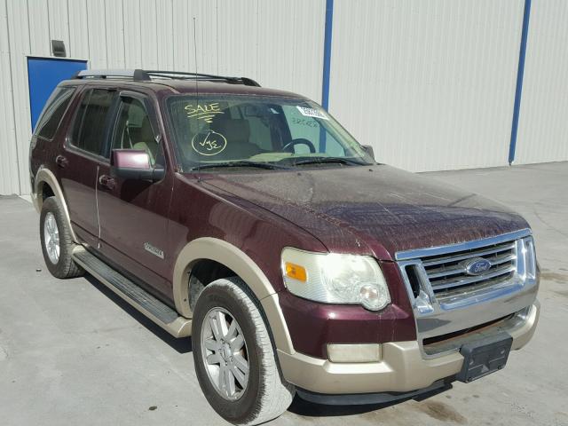 1FMEU64E86UA86299 - 2006 FORD EXPLORER E BURGUNDY photo 1