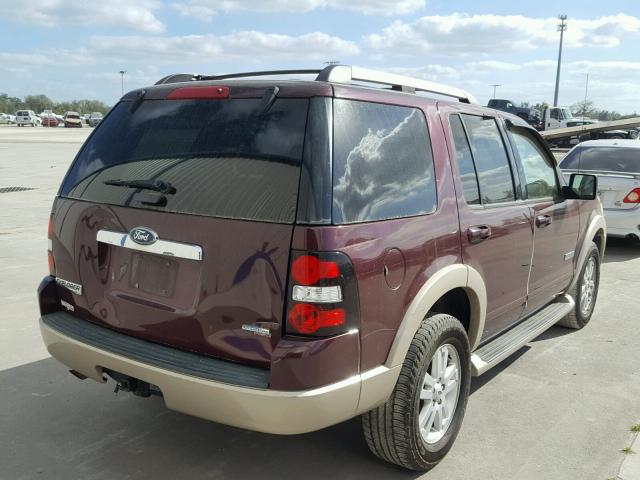 1FMEU64E86UA86299 - 2006 FORD EXPLORER E BURGUNDY photo 4