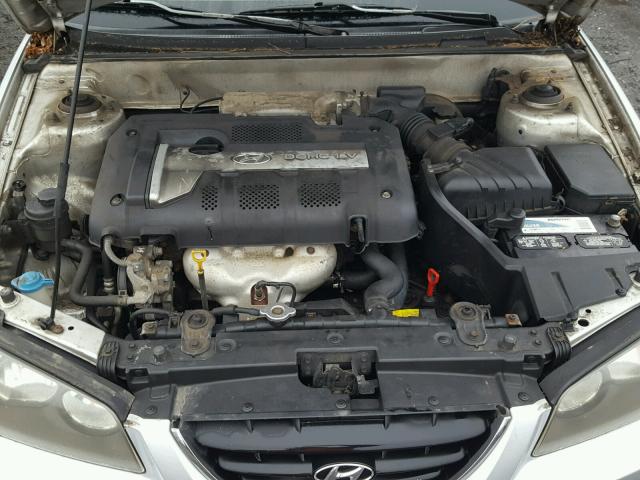 KMHDN46D94U715647 - 2004 HYUNDAI ELANTRA GL SILVER photo 7