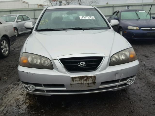 KMHDN46D94U715647 - 2004 HYUNDAI ELANTRA GL SILVER photo 9