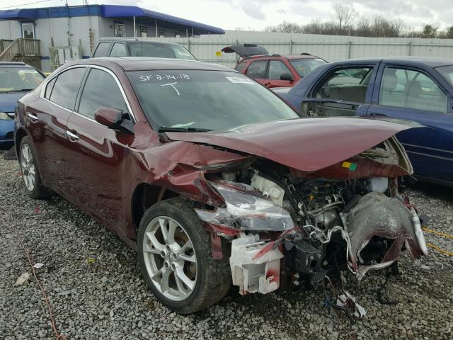 1N4AA5APXDC829985 - 2013 NISSAN MAXIMA S BURGUNDY photo 1