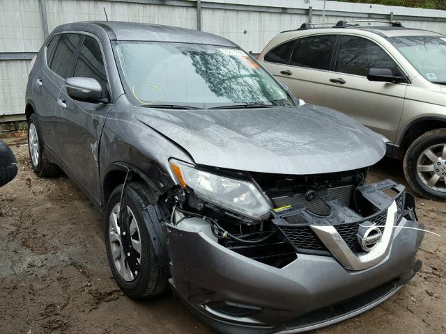 KNMAT2MT8FP592226 - 2015 NISSAN ROGUE S GRAY photo 1