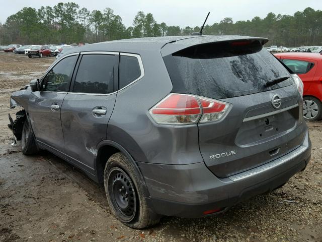 KNMAT2MT8FP592226 - 2015 NISSAN ROGUE S GRAY photo 3