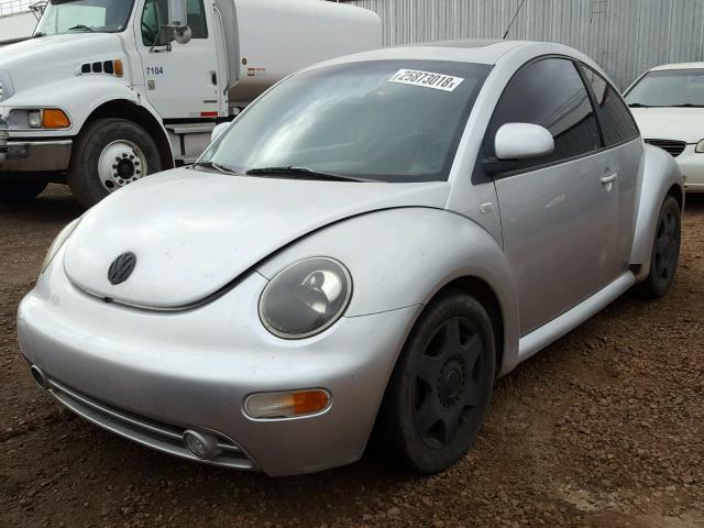 3VWCA21CXXM447213 - 1999 VOLKSWAGEN NEW BEETLE 银色 照片 2