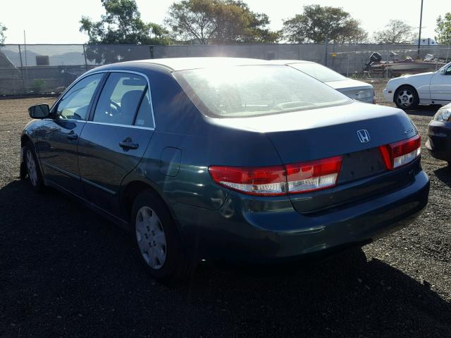 JHMCM56323C062792 - 2003 HONDA ACCORD LX GREEN photo 3