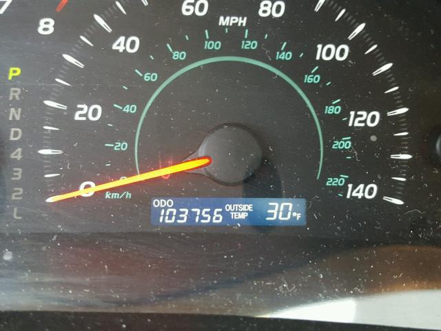 4T1BE46K89U390955 - 2009 TOYOTA CAMRY BASE RED photo 8