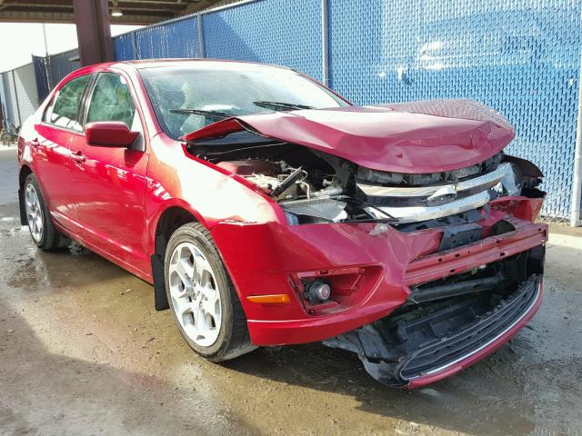 3FAHP0HA3BR131248 - 2011 FORD FUSION SE RED photo 1