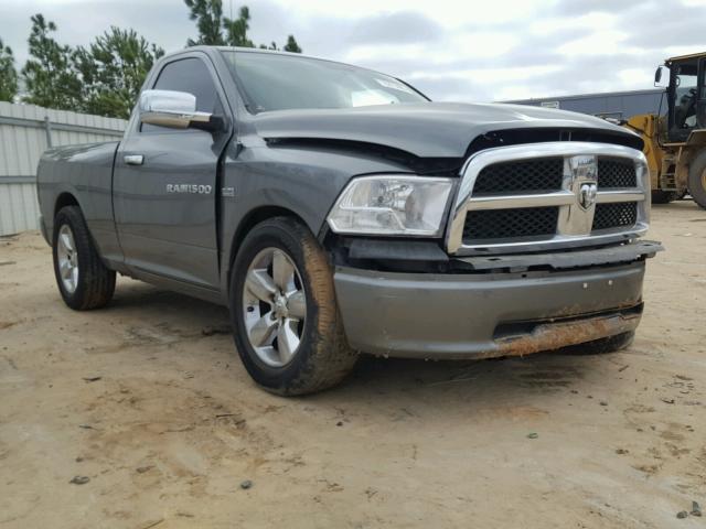 3D7JB1ET8BG605265 - 2011 DODGE RAM 1500 GRAY photo 1