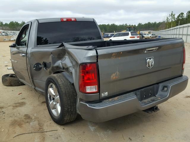 3D7JB1ET8BG605265 - 2011 DODGE RAM 1500 GRAY photo 3