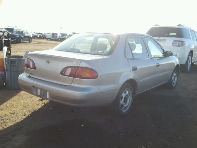 2T1BR12F7YC372160 - 2000 TOYOTA COROLLA BEIGE photo 4