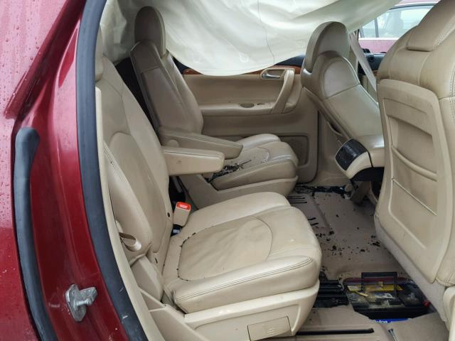 5GZER23788J155562 - 2008 SATURN OUTLOOK XR ბურგუნდია ფოტო 6