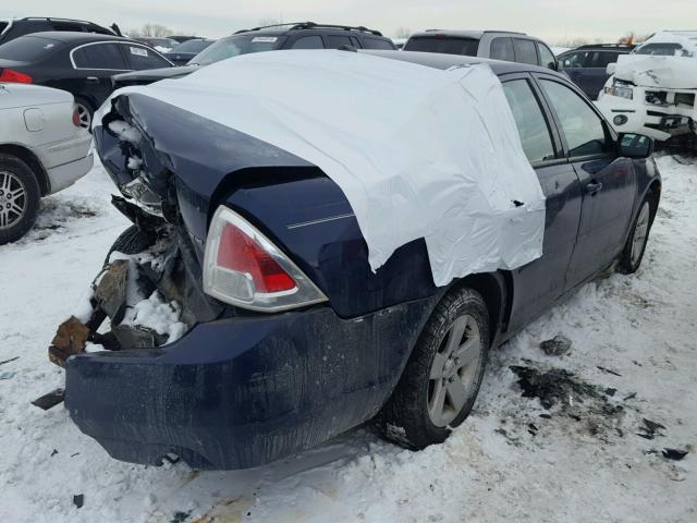 3FAHP07147R234624 - 2007 FORD FUSION SE BLUE photo 4