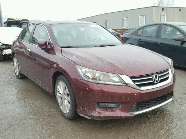 1HGCR2F76EA140527 - 2014 HONDA ACCORD EX MAROON photo 1