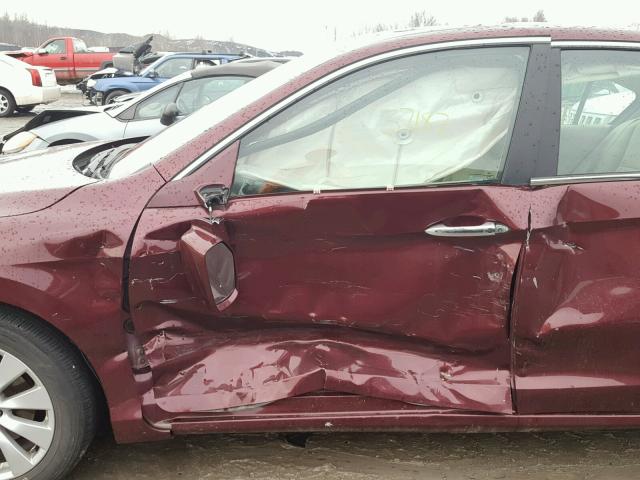 1HGCR2F76EA140527 - 2014 HONDA ACCORD EX MAROON photo 9