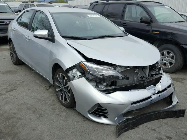 2T1BURHEXHC955679 - 2017 TOYOTA COROLLA L SILVER photo 1