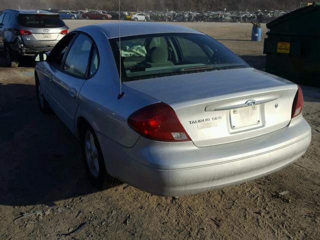 1FAFP55U03A111604 - 2003 FORD TAURUS SES GRAY photo 3