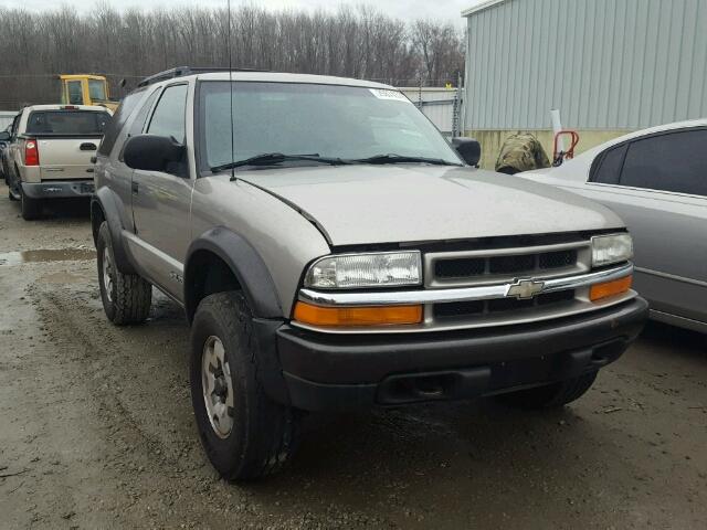 1GNCT18W92K169161 - 2002 CHEVROLET BLAZER TAN photo 1